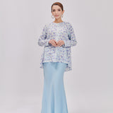 CUTESY Kurung Women - Blue Lily