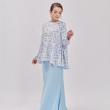 CUTESY Kurung Women - Blue Lily