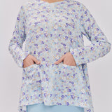 CUTESY Kurung Women - Blue Lily