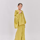 HANYA CLASSY Kurung - Lime Green