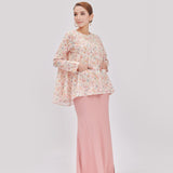 CUTESY Kurung Women - Peach Sorbet