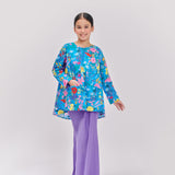 CUTESY Kurung  - Lavender Blue